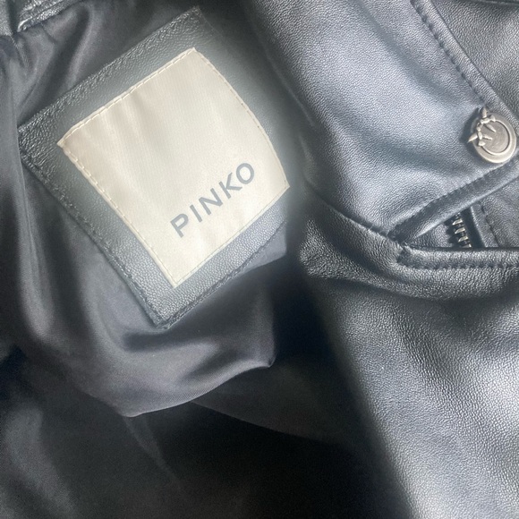 PINKO Leather Jacket 2 - Picture 6 of 8
